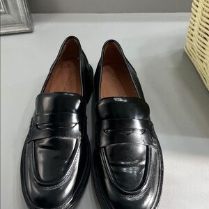 Black Leather Loafers